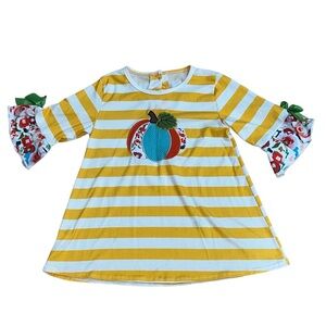 Boutique Girl's Pumpkin Patch Fall Top Size 6T/7T